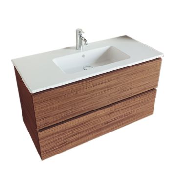 Riho Spring Glow Waschtisch mit Waschtischunterschrank Set 3 - 100 cm, Spiegelsc