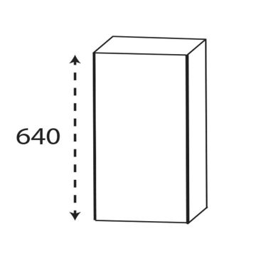 Schöner Wohnen Stockholm Oberschrank - 40 cm Skizze