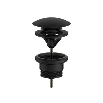 Treos Armaturen Ablaufgarnitur universal 1 1/4" schwarz matt