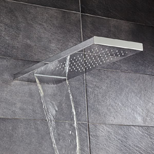 KB30 - Regentraverse Lavida Plus Schwall, Edelstahl poliert: KB30 - Regentraverse Lavida Plus Schwall, Edelstahl poliert