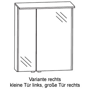 große Spiegeltür rechts: große Spiegeltür rechts
