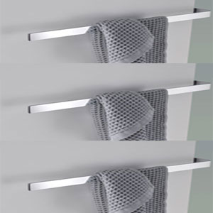 mit drei Handtuchhalter, einseitig offen, 550 mm in chrom: mit drei Handtuchhalter, einseitig offen, 550 mm in chrom