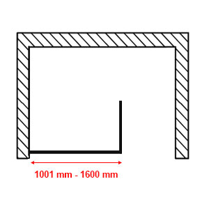 1001 mm bis 1600 mm: 1001 mm bis 1600 mm