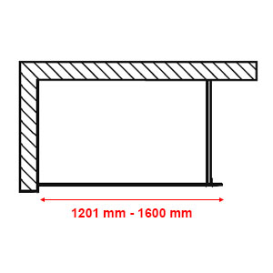 1201 mm bis 1600 mm: 1201 mm bis 1600 mm