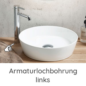 links für Nizza mit Armaturlochbohrung links: links für Nizza mit Armaturlochbohrung links