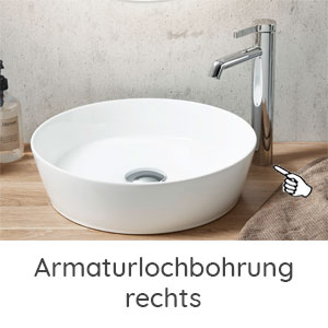 links für Nizza mit Armaturlochbohrung rechts: links für Nizza mit Armaturlochbohrung rechts