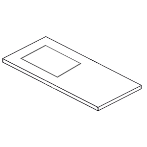 links für Nizza 390 mm ohne Armaturlochbohrung: links für Nizza 390 mm ohne Armaturlochbohrung