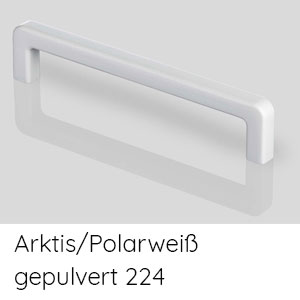 Griff Arktis/Polarweiß gepulvert: Griff Arktis/Polarweiß gepulvert