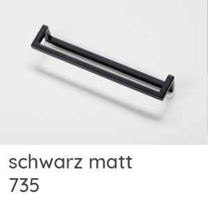 Griff schwarz matt: Griff schwarz matt