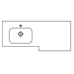 Beckenposition links: Beckenposition links