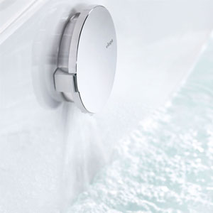 mit Befüllung über den Wannenüberlauf: mit Befüllung über den Wannenüberlauf