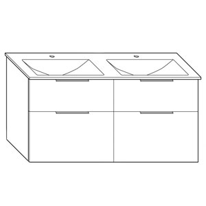 122 cm, aus Glas: 122 cm, aus Glas