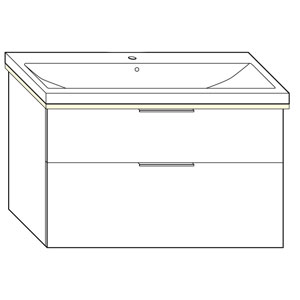 103 cm, aus Keramik, inkl. Waschtisch-Beleuchtung: 103 cm, aus Keramik, inkl. Waschtisch-Beleuchtung