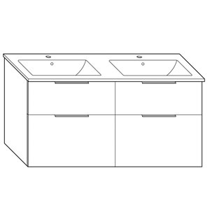122 cm, aus Keramik: 122 cm, aus Keramik