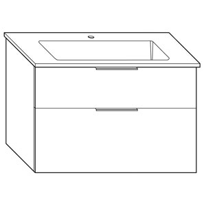 92 cm, aus Mineralguss: 92 cm, aus Mineralguss