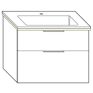 82 cm, aus Mineralguss, inkl. Waschtisch-Beleuchtung: 82 cm, aus Mineralguss, inkl. Waschtisch-Beleuchtung