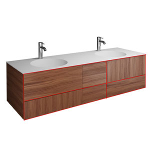 Front zweiteilig und verbunden Links: Front zweiteilig und verbunden Links