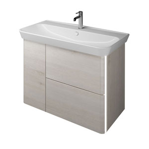 Türanschlag rechts, mit LED-Griffleistenbeleuchtung: Türanschlag rechts, mit LED-Griffleistenbeleuchtung