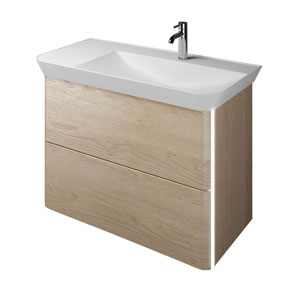 Mulde rechts, mit LED-Griffleistenbeleuchtung: Mulde rechts, mit LED-Griffleistenbeleuchtung