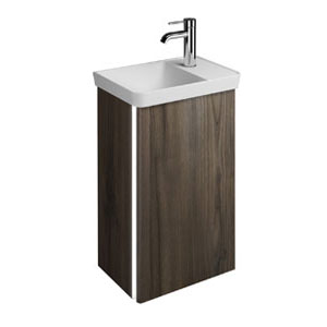 Mulde links, Türanschlag rechts, mit LED-Griffleistenbel.: Mulde links, Türanschlag rechts, mit LED-Griffleistenbel.