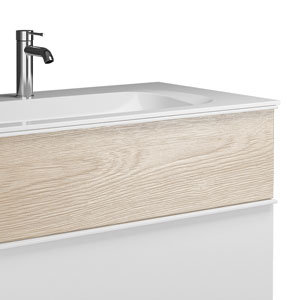 ohne Plisséefront - Eiche Dekor Cashmere: ohne Plisséefront - Eiche Dekor Cashmere