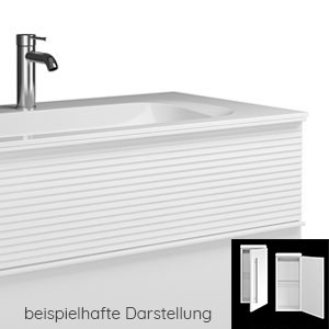 mit Plisséefront - Anschlag rechts: mit Plisséefront - Anschlag rechts