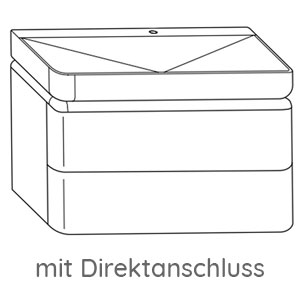 100 cm, Mineralguss-Waschtisch, mit Direktanschluss: 100 cm, Mineralguss-Waschtisch, mit Direktanschluss