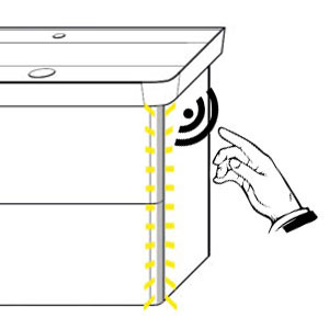 Bedienung über Touch-Schalter: Bedienung über Touch-Schalter