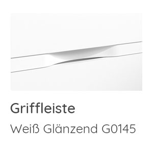 Griffleiste Weiß Glänzend: Griffleiste Weiß Glänzend