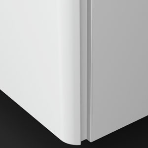 Vertikale Griffleiste Weiß: Vertikale Griffleiste Weiß