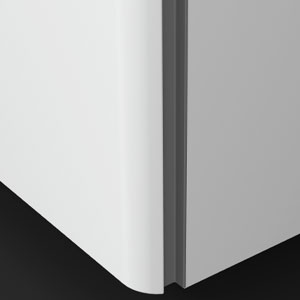 Vertikale Griffleiste Dunkelgrau: Vertikale Griffleiste Dunkelgrau