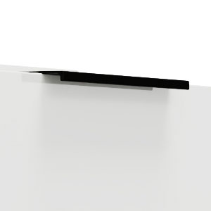 Griff Schwarz Matt: Griff Schwarz Matt