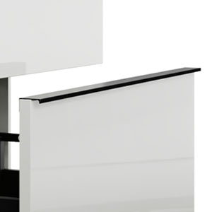 Griffleiste Schwarz Matt: Griffleiste Schwarz Matt