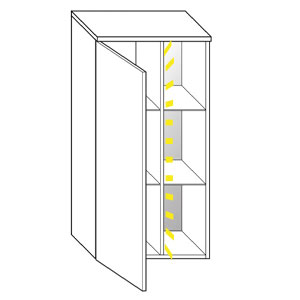 vertikale LED-Beleuchtung 4.3 Watt: vertikale LED-Beleuchtung 4.3 Watt