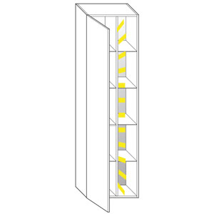 vertikale LED-Beleuchtung 8 Watt: vertikale LED-Beleuchtung 8 Watt