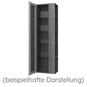 Türanschlag links - Regal rechts: Türanschlag links - Regal rechts