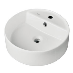 2x Aufsatzwaschtisch OVO 45, Keramik, Weiß Hochglanz: 2x Aufsatzwaschtisch OVO 45, Keramik, Weiß Hochglanz