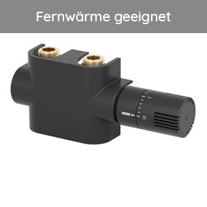 Mittenanschluss Eck-/Durchgangsform, Schwarz: Mittenanschluss Eck-/Durchgangsform, Schwarz