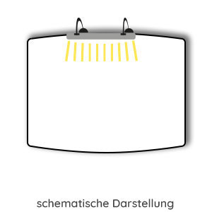 LED-Aufsatzleuchte - 60 cm, 8,6 Watt, 6000 K: LED-Aufsatzleuchte - 60 cm, 8,6 Watt, 6000 K