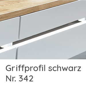 Griffprofil schwarz: Griffprofil schwarz