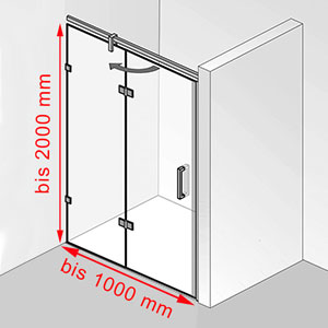 bis 1000 mm / bis 2000 mm: bis 1000 mm / bis 2000 mm