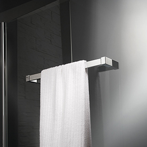 mit Handtuchhalter universal Chromoptik: mit Handtuchhalter universal Chromoptik