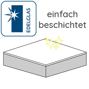 mit Edelglas-Beschichtung: mit Edelglas-Beschichtung