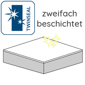 mit TwinSeal-Beschichtung: mit TwinSeal-Beschichtung