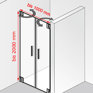 bis 1000 mm / bis 2000 mm: bis 1000 mm / bis 2000 mm