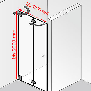 bis 1000 mm / bis 2000 mm: bis 1000 mm / bis 2000 mm