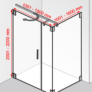 1001 - 1800 mm / 1001 - 1600 mm / 2001 - 2200 mm: 1001 - 1800 mm / 1001 - 1600 mm / 2001 - 2200 mm