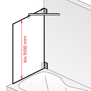 bis 1500 mm: bis 1500 mm