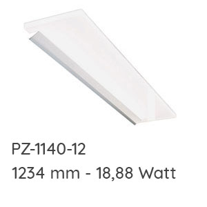 LED-Aufbau-Flächenleuchte 1234 mm breit: LED-Aufbau-Flächenleuchte 1234 mm breit