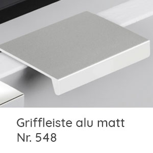 Griffleiste alu matt: Griffleiste alu matt